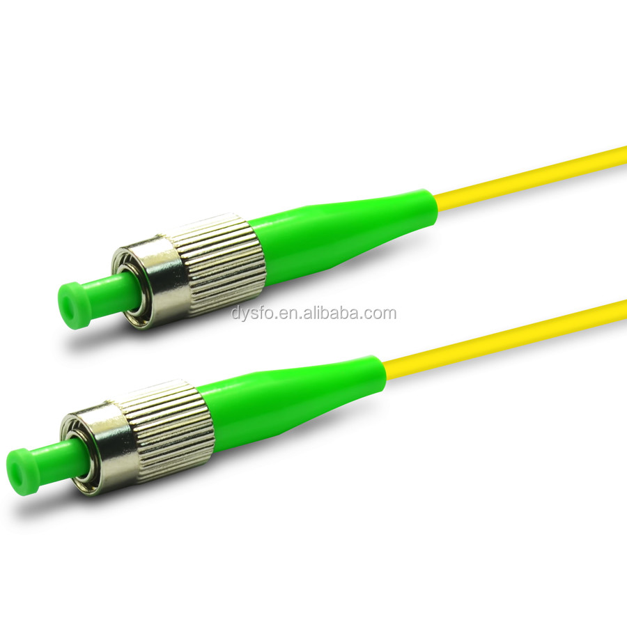 FC APC Single Mode Fiber Patch Cord , FTTH Fiber Optical Jumper Cord