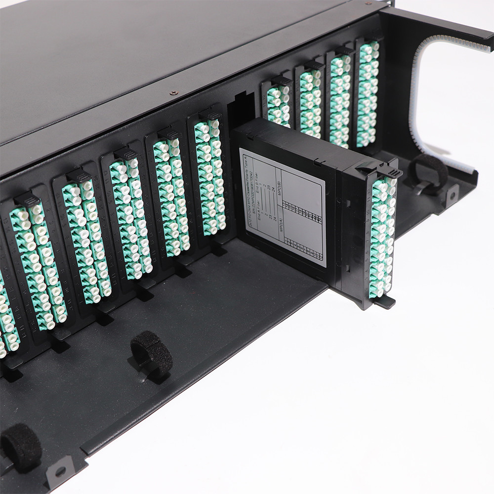 Fiber Optic MPO Patch Panel HD 1U 2U 4U With 72 Port 64 Port 48 Port