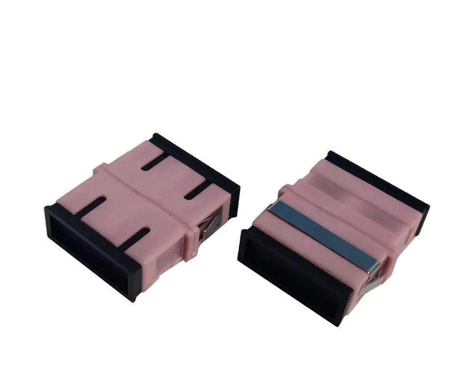 SC UPC Fiber Optic Cable Adapter Single Mode Type PC Material