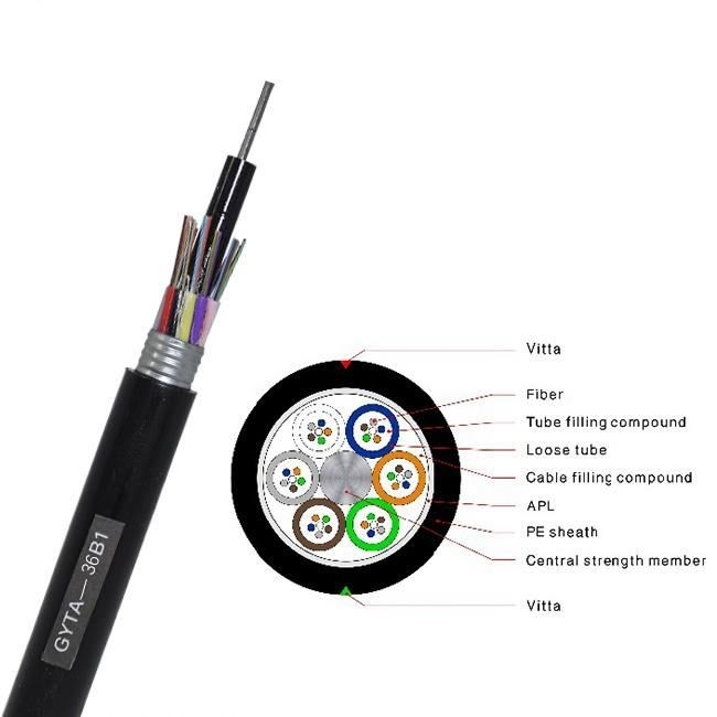 3.0mm Diameter Outdoor Fiber Optic Drop Cable OM4 For High Speed Network