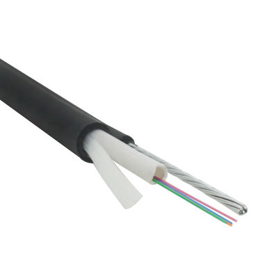 GJYXC8H Outdoor Fiber Optic Cable 8 FRP Strength G.652D LSZH 12 Core Single Mode