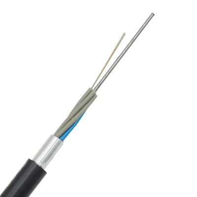 G652D Single Mode Armored Fiber Cable 6 Core With Loose Tube