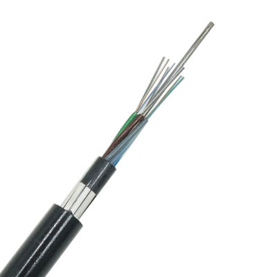 Aerial Glass Yarn 24 Core Fiber Cable GYFTY73 Types OEM ODM