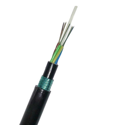 Supply single mode aerial 4 core fiber optic cable price GYFTY53