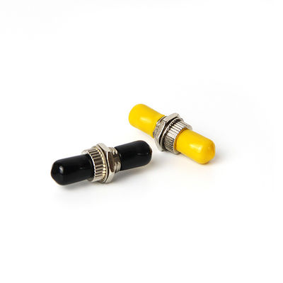 Simplex ST Optical Fiber Adapter Single Mode Dengan Lengan Zirkonia