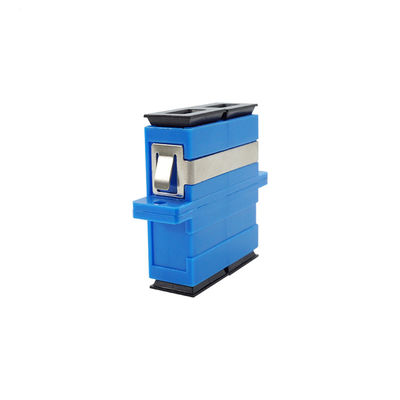 SC UPC Fiber Optic Adapter Single Mode Duplex Blue Color PC Material