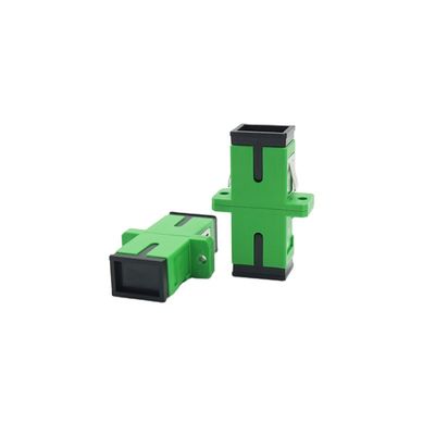 Single Mode Fiber Optic Adapter , Simplex SC APC Coupler for FTTH