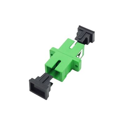 Single Mode Fiber Optic Adapter , Simplex SC APC Coupler for FTTH
