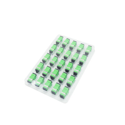 Single Mode Fiber Optic Adapter , Simplex SC APC Coupler for FTTH
