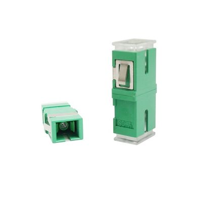 Customized Fiber Optical Adapter , SC SM Duplex Adapter Without Flanger Type