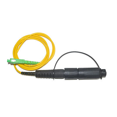 Cable al aire libre IP67 del remiendo de la fibra óptica de FTTA con el conector de Hoptic