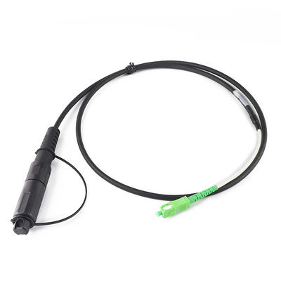 Single Tube Singlemode FTTH Solution Cable OptiTap To SC APC Jumper Type