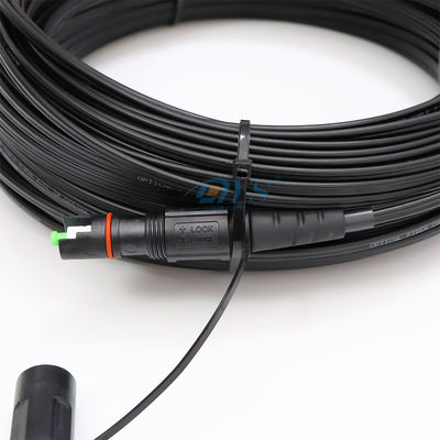 SC APC Fiber Optic Drop Cable Waterproof with 4.8mm 7.0mm Diameter