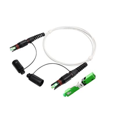Durable Reinforced FTTH Solution Adapter For SC Fast Connector
