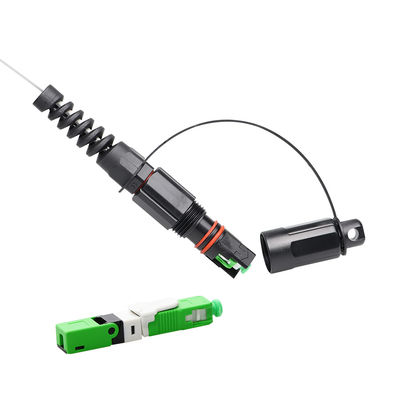IP68 FTTH Solution , SC APC Field Mount Corning Optitap Connector