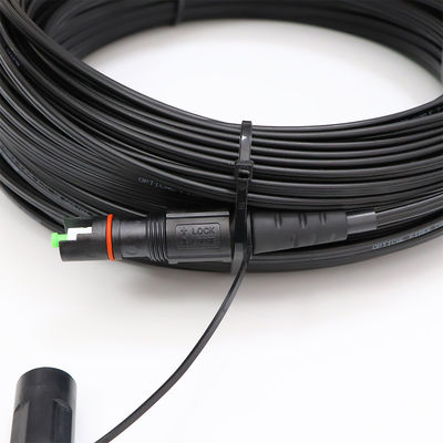 1 Core Outdoor FTTH Solution Drop Cable MINI IP SC APC Connector Type