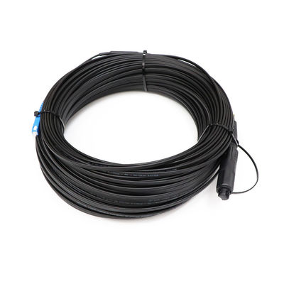 Customized 1 Fiber FTTH Solution Drop Cable MINI IP OptiTap To SC APC