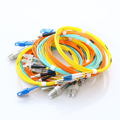 Custom 9 125 Single Mode Fiber Cable Assembly Duplex SC APC - SC APC
