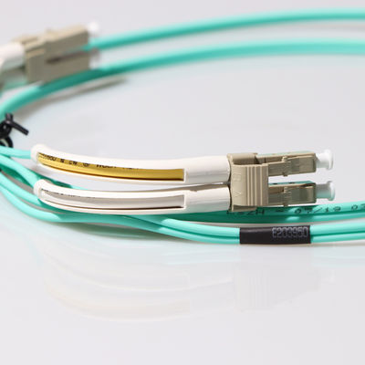 Customized 1m SC LC Fiber Patch Cord Cable With 90 Degree Angle Boot