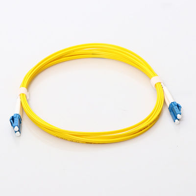 FC APC Single Mode Fiber Patch Cord , FTTH Fiber Optical Jumper Cord