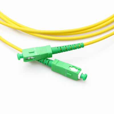 3mm Fiber Cable Patch Cord SC UPC - SC APC Simplex Single Mode 9/125