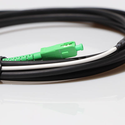 SC APC UPC FTTH Fiber Optic Drop Cable G657A G652D Simplex Duplex