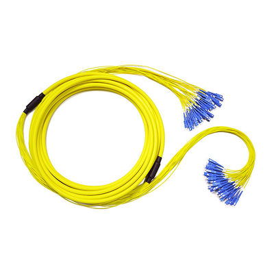 SC LC Pre Terminated Fiber Cable Assembly Single Mode 9/125 Type