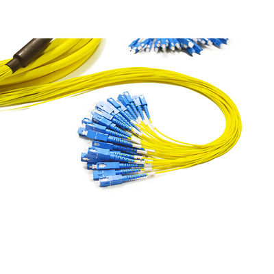 SC LC Pre Terminated Fiber Cable Assembly Single Mode 9/125 Type