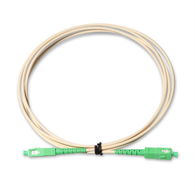 Electrical Fiber Optic Patch Cords SC APC to SC UPC 3 Meters