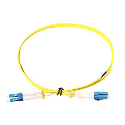 3m Outdoor LC LC Fiber Patch Cord Yellow Color For CATV LAN MAN