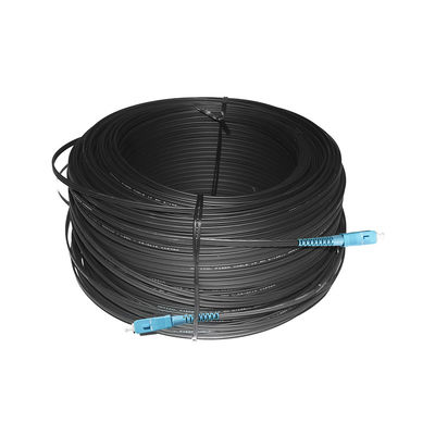 SC UPC SC APC Fiber Cable Patch Cord , Jumper FTTH Outdoor Drop Cable G657A