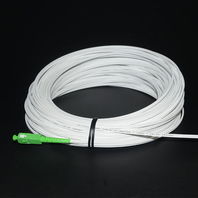 SC UPC SC APC Fiber Cable Patch Cord , Jumper FTTH Outdoor Drop Cable G657A