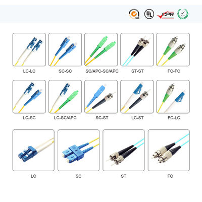 FTTH Fiber Cable Patch Cord UPC APC With MTRJ MU DIN Connector