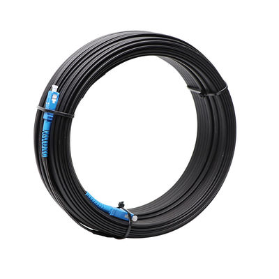 SC UPC APC FTTH Fiber Cable Patch Cord 2 Core G657A Simplex For Indoor Outdoor