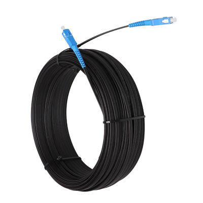 SC UPC APC FTTH Fiber Cable Patch Cord 2 Core G657A Simplex For Indoor Outdoor