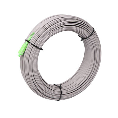 SC UPC APC FTTH Fiber Cable Patch Cord 2 Core G657A Simplex For Indoor Outdoor