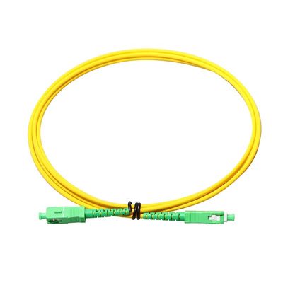 SC APC - SC APC Fiber Cable Patch Cord Single Mode G657A 9/125 Simplex Duplex