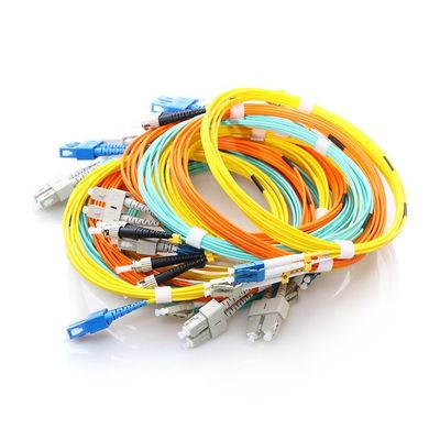 SC APC - SC APC Fiber Cable Patch Cord Single Mode G657A 9/125 Simplex Duplex