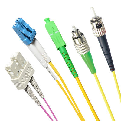 G652D Fiber Cable Assembly , SM UPC APC Fiber Optic Patch Cord For CATV Network
