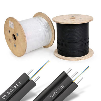 Factory Wholesale 1/2/4/8 cores 1km FTTH Fiber Optic Cable Price