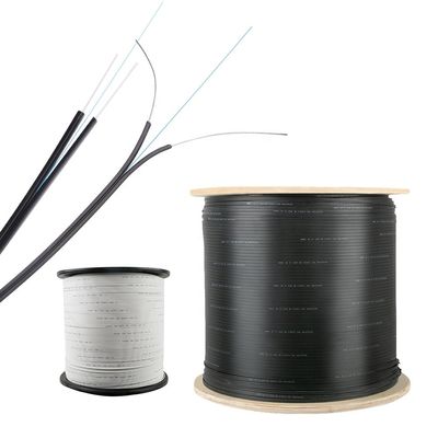 Fiber Optic 1 Core 1km 2km 3km Plywood Drum Ftth Drop Cable Single Mode Indoor Fiber Optic Cable