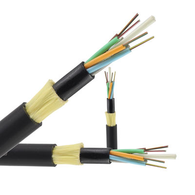 Adss Fiber Optic Cables 2 4 8 24 48 96 Core 12 Fiber G652D Single Mode Aerial Dark Optical Fiber Cable ADSS Outdoor