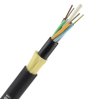Factory Price Outdoor Self-supporting Aerial fibra optica adss 12 core 24 core span 100m adss fiber optic cable