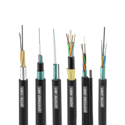 Factory Price Outdoor Self-supporting Aerial fibra optica adss 12 core 24 core span 100m adss fiber optic cable