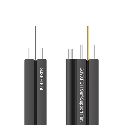 Fiber Optic 1 Core 1km 2km 3km Plywood Drum Ftth Drop Cable Single Mode Indoor Fiber Optic Cable