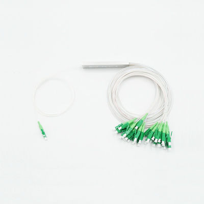 0.9mm Steel Tube Fiber Optic Splitter 1x32 With LC APC Connector