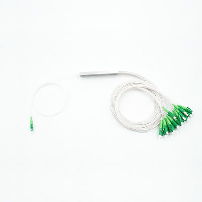 0.9mm Steel Tube Fiber Optic Splitter 1x32 With LC APC Connector