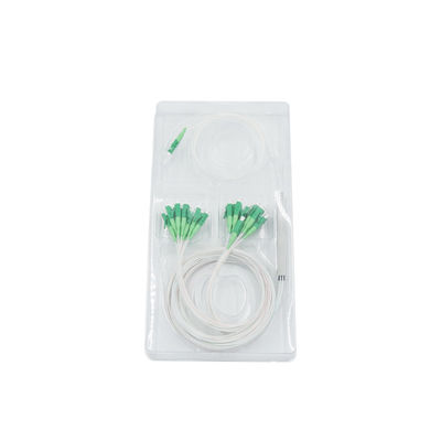 0.9mm Steel Tube Fiber Optic Splitter 1x32 With LC APC Connector