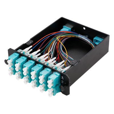 Fibre adaptée aux besoins du client 1U 19' de la fibre 96 du tableau de connexions de MPO 48 bâti de support