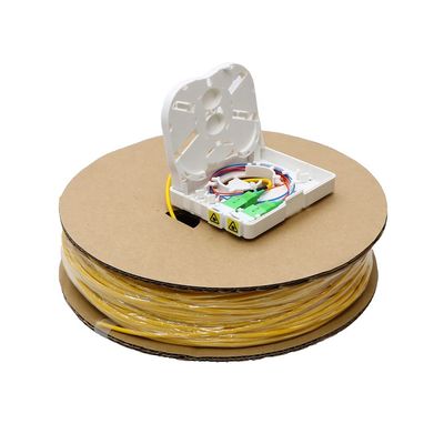 2 Port Mini Fiber Optic Terminal Box 86 Type Wall Mounted For Indoor